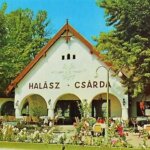 Keszthely Halász Csárda Balaton retro régi képeslap