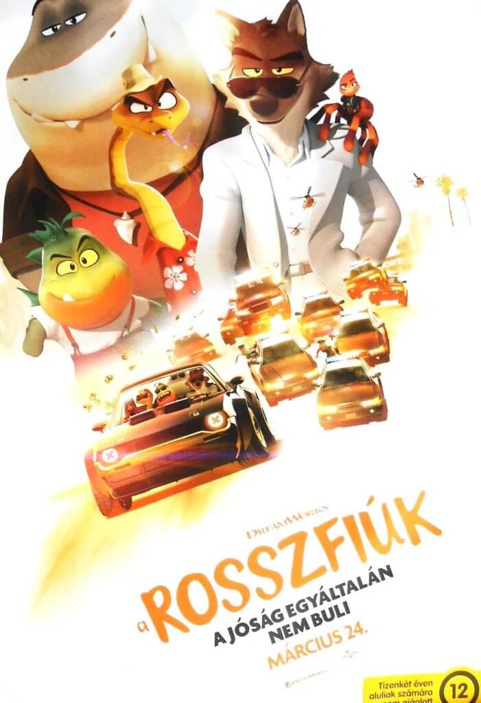 A rosszfiúk Dreamworks mozi film plakát poszter