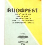 Budapest belső területe térkép 1966