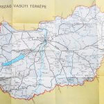 Magyarország vasút térkép 1974