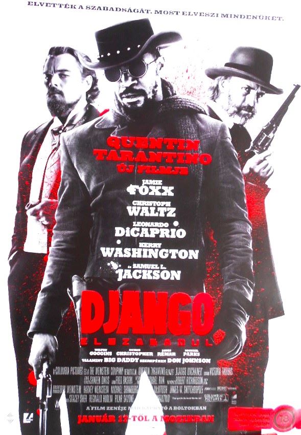 Django elszabadul Tranatino mozi film plakát poszter