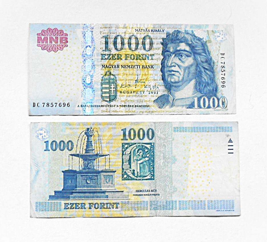 1.000 Ezer forint 2010 2011 bankjegy papírpénz