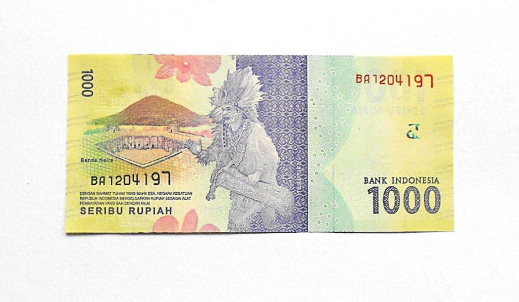 1000 ezer rupia Indonesia UNC 2016 