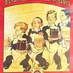 Arany Ászok Bierbrauerei Budapest Kőbánya plakát poszter