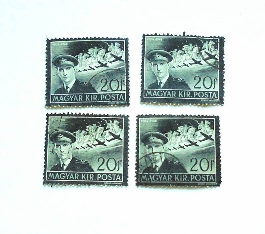 Horthy repülő emlékbélyeg 1942