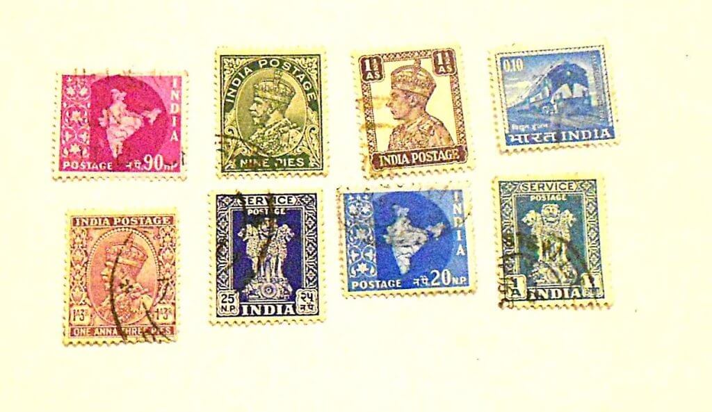 India bélyeg csomag No2