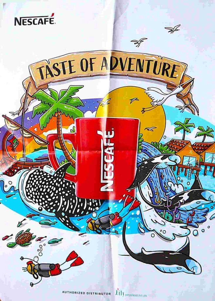 Nescafé Taste of adventure plakát