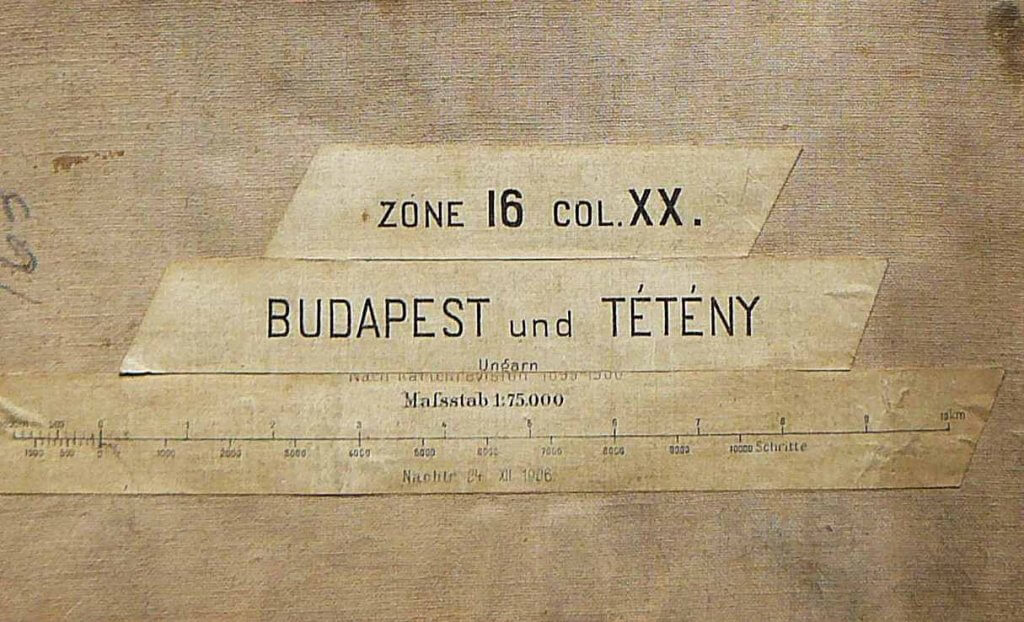 Budapest Tétény Csepel régi térkép 1906