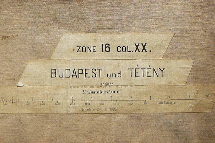 Budapest Tétény Csepel régi térkép 1906