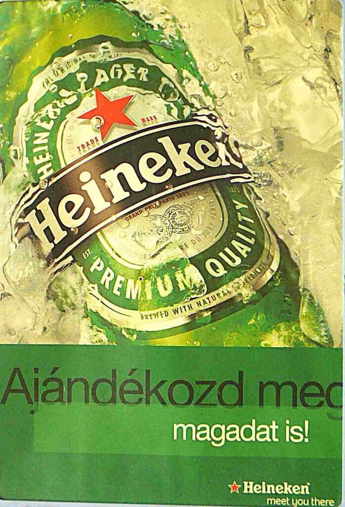 Heineken sör ajándékozd meg magadat is plakát poszter