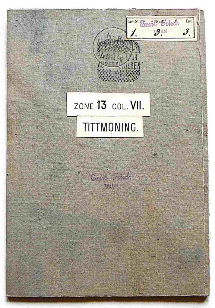 Tittmoning régi térkép 1876