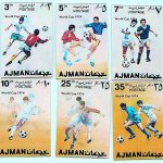 Foci VB 1974 3 D bélyeg csomag AJMAN