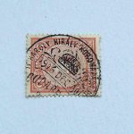 IV. Károly Király Koronázási Nap 1916 pecsét 15 Fillér bélyeg