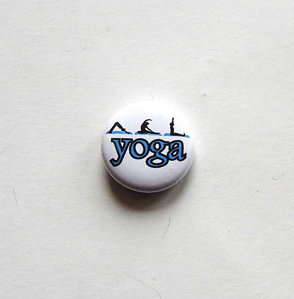 Jóga yoga jelvény kitűző