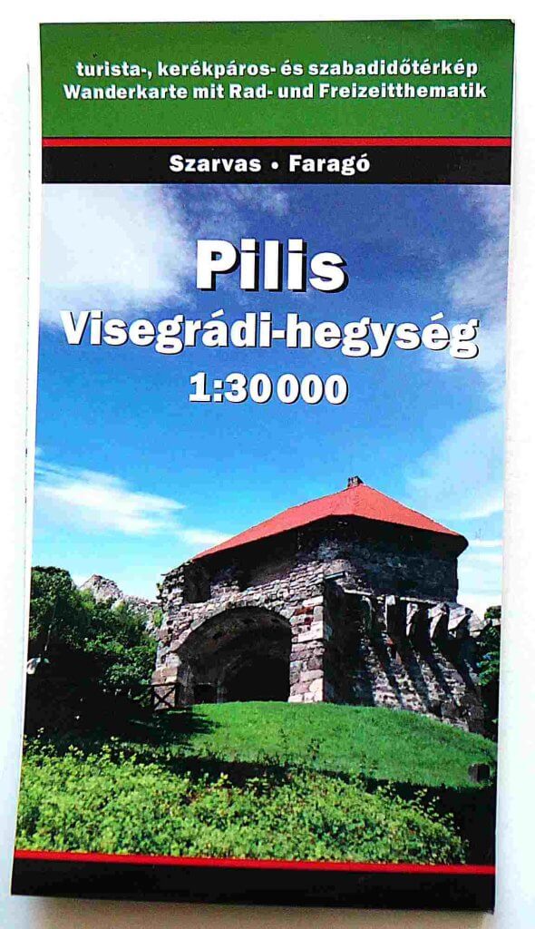 Pilis Visegrádi hegység turista kerékpár térkép 2006