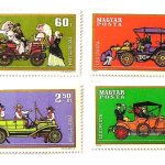 Autó története bélyeg sor 1970 unc postatiszta