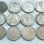 5 öt forint fémpénz érme 1983 84 85 89