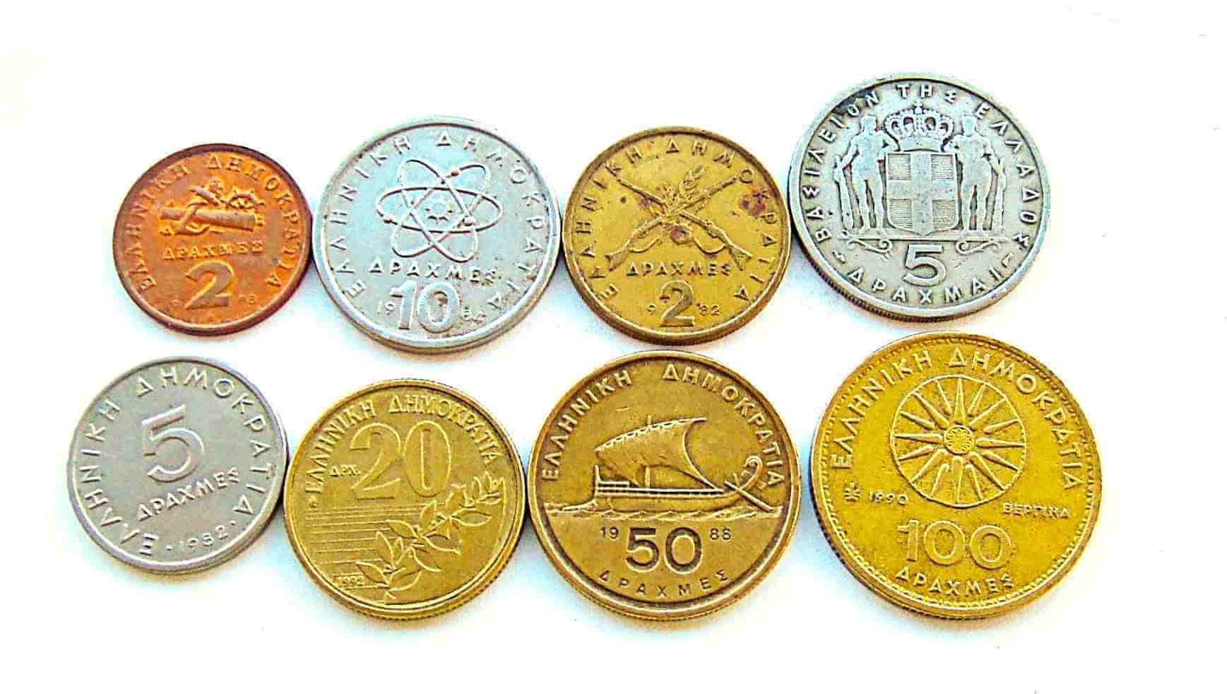 Görögoszág Drachma fémpénz érme csomag