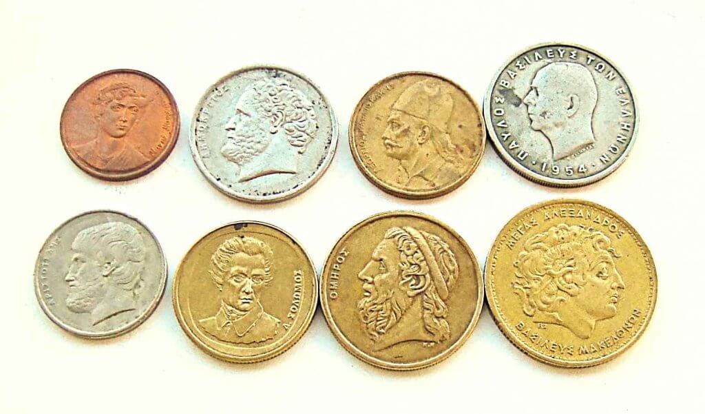 Görögoszág Drachma fémpénz érme csomag