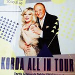 Korda all in tour Balázs Klári és Korda György koncert plakát poszter