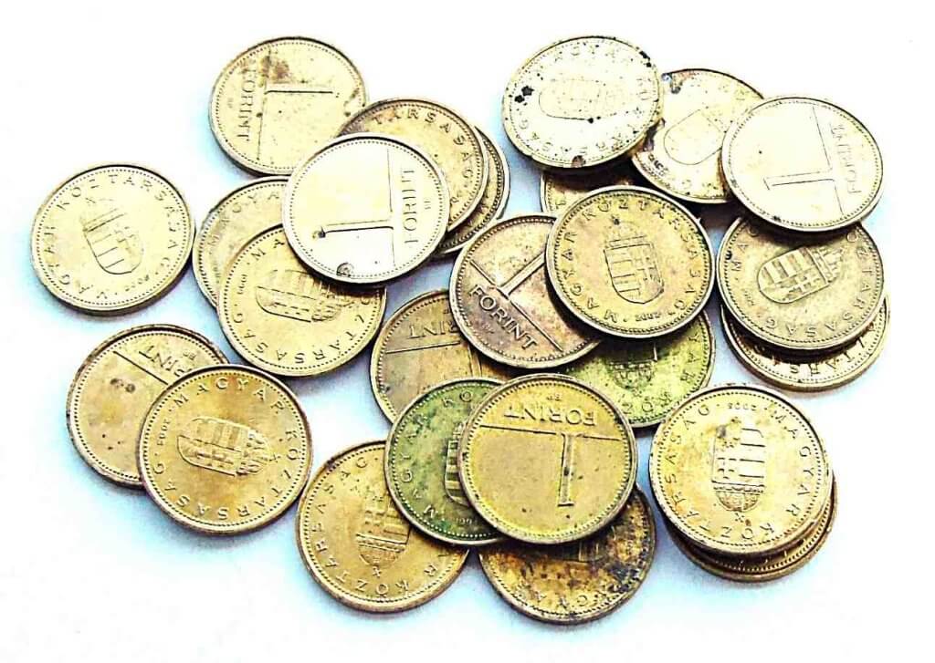 1 egy Forint sárga fémpénz érme  1993 2013