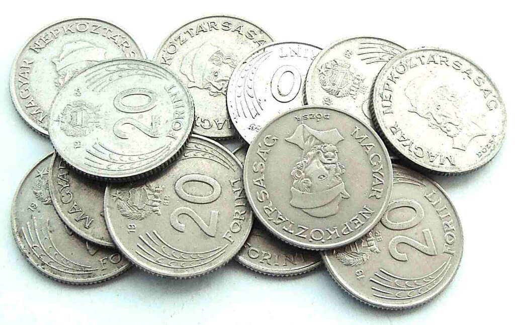20 húsz forint fémpénz érme 1982 84 85 
