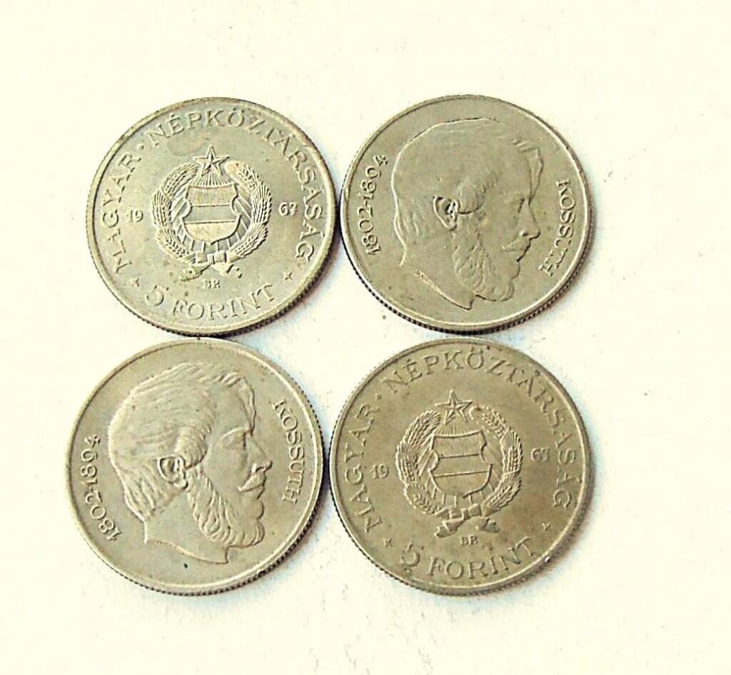5 öt forint Kossuth 1967 fémpénz érme 