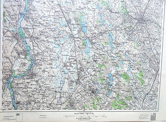 Budapest Kecskemét térkép 1929