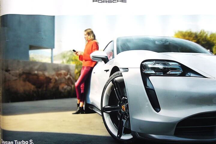 Porsche Taycan Turbo S plakát