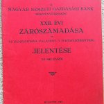 Magyar Nemzeti Gazdasági Bank Zárószámadása 1942