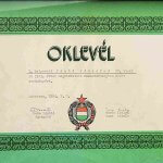 Munkaverseny oklevél 1983