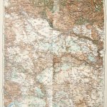 Novipazar környéke Szerbia régi térkép 1913