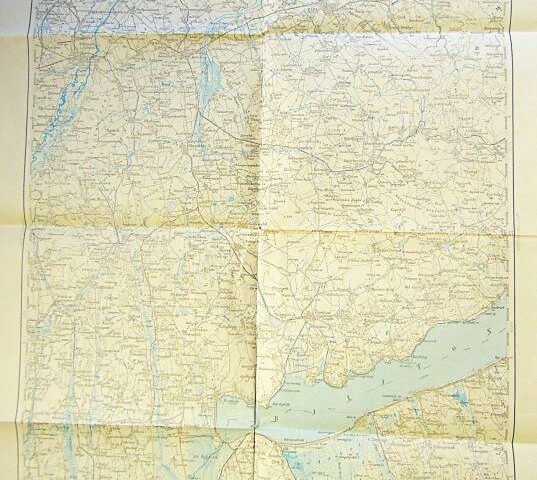 Pápa Balaton Felvidék Zala régi térkép 1934