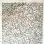 Pilsen Plzen környéke régi térkép 1913