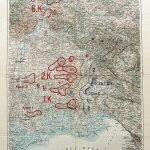 Trieszt Isonzo térkép 1905