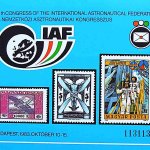 34 Nemzetközi Asztronautikai Kongresszus 1983 bélyeg blokk