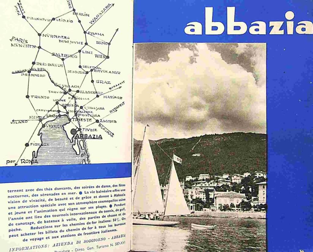 Abbazia régi prospektus