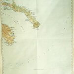 Athos félsziget Halkidiki Görögország régi térkép 1909