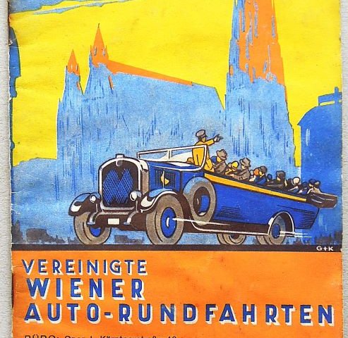Bécs autós városnéző utak 1932