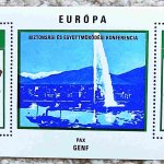 EU Biztonsági Együttműködési Konferencia Genf bélyeg blokk