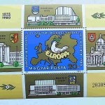 Európai Együttműködési Értekezlet Madrid 1980 bélyeg blokk