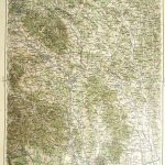 Kassa Eperjes Bártfa környéke régi térkép 1899