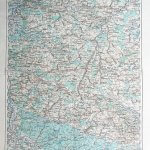 Lublin környéke Lengyelország régi térkép 1914