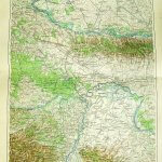 Mitrovica Vukovar Sabac Duna Száva régi térkép 1916