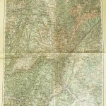 Orsova Turnu Severin Vaskapu régi térkép 1913