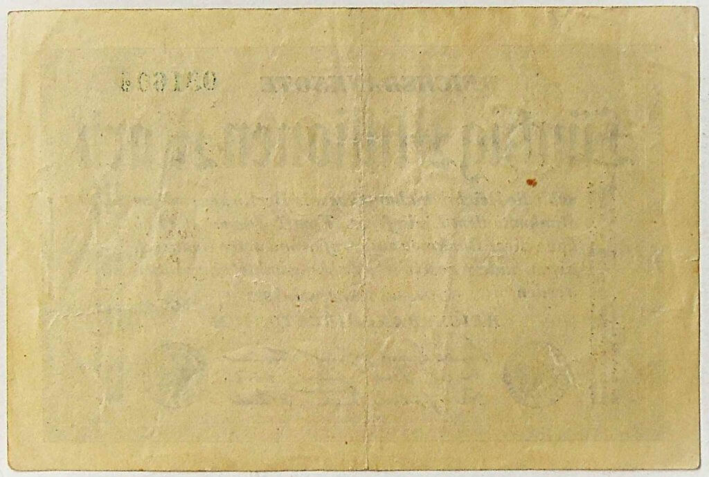 50 millió német márka 1923 Berlin bankjegy papírpénz Reichsbanknote 
