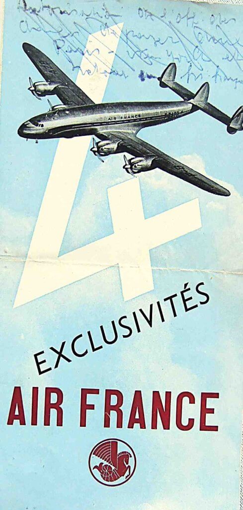 Air France régi prospektus