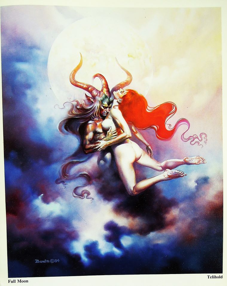 Boris Vallejo Telihold mini plakát