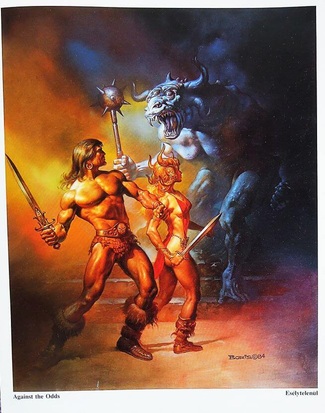 Boris Vallejo esélytelenül mini plakát