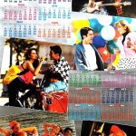 Coca Cola 1990 naptár plakát poszter